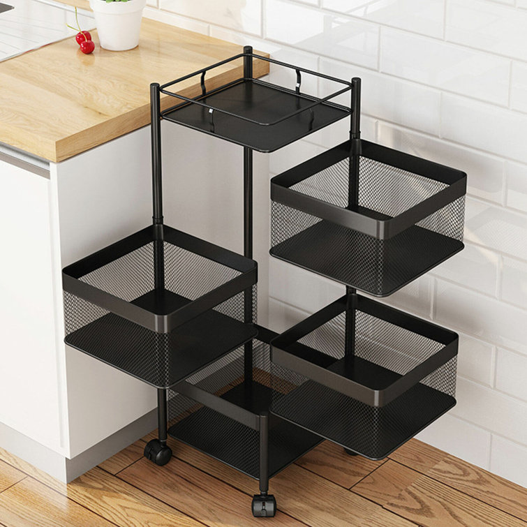 Modern Rotating Kitchen Storage Rack